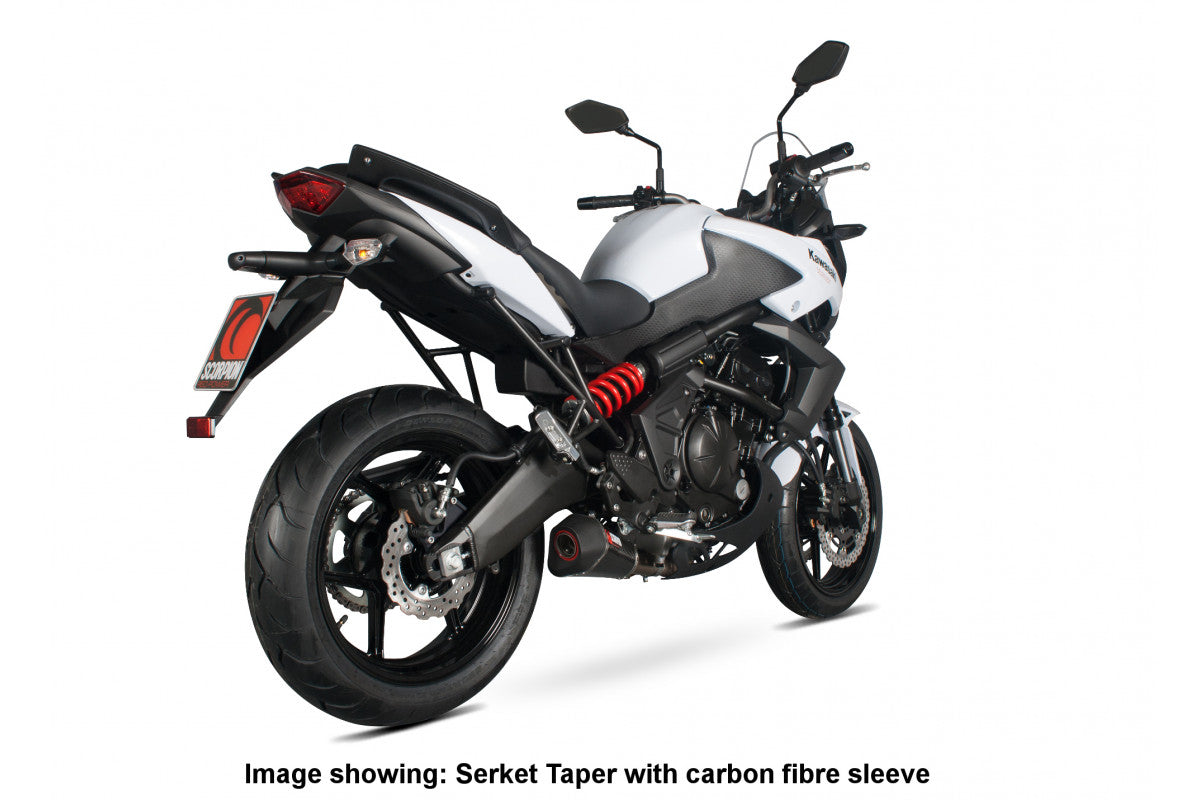 Scorpion RKA103TEO Kawasaki Versys 650 Serket Taper Slip-On - Titanium Sleeve | ML Performance EU EU