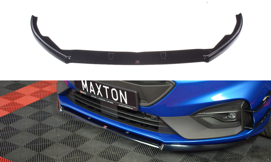 Maxton Design FO-FO-4-STLINE-FD2T Front Splitter V.2 Ford Focus ST / ST-Line MK4 | ML Performance UK Car Parts