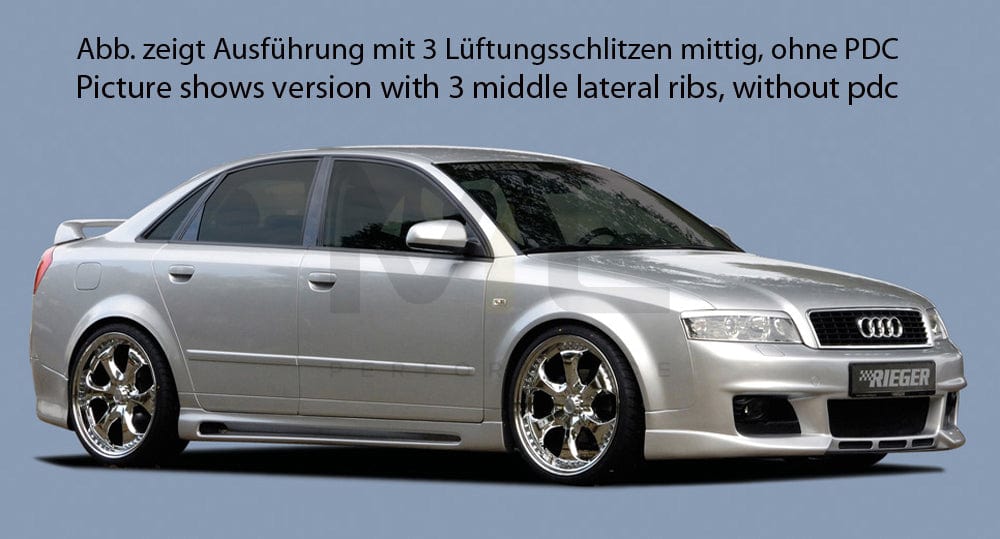 Rieger 00055234 Audi 8E B6 A4 Front Bumper 4 | ML Performance EU Car Parts