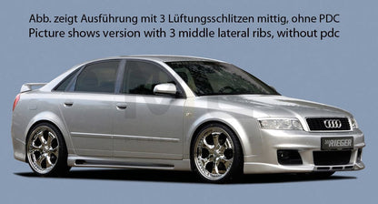 Rieger 00055234 Audi 8E B6 A4 Front Bumper 4 | ML Performance EU Car Parts