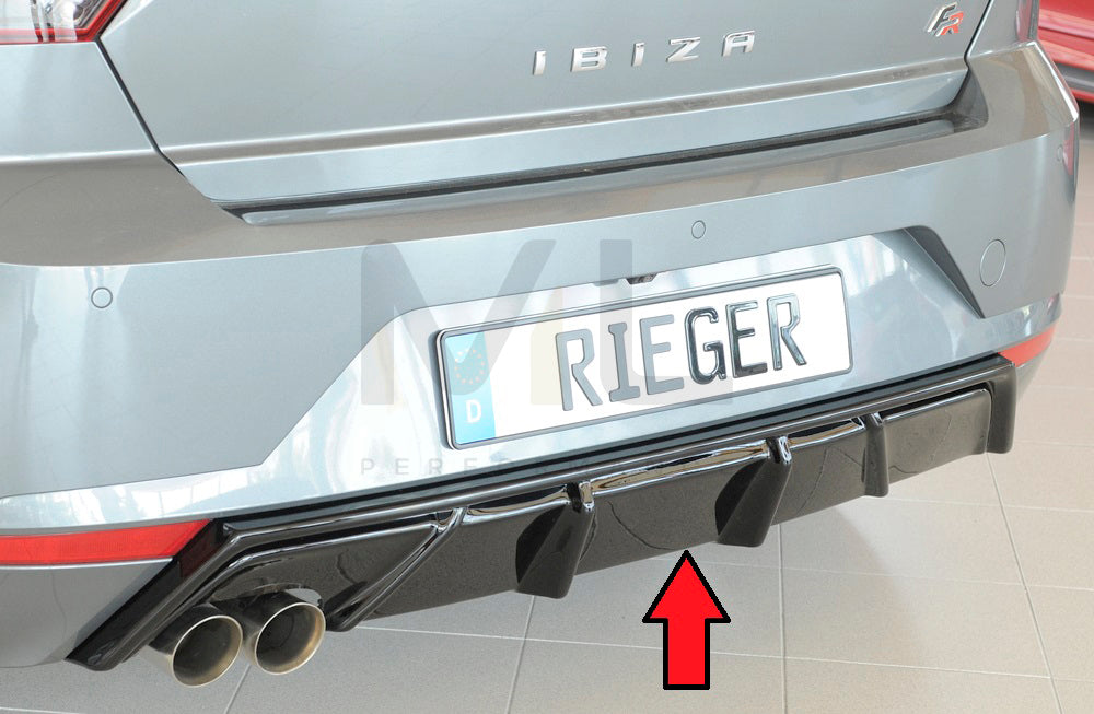 Rieger 00088168 SEAT KJ Rear Diffuser (Ibiza FR & Ibiza) 1 | ML Performance EU Car Parts
