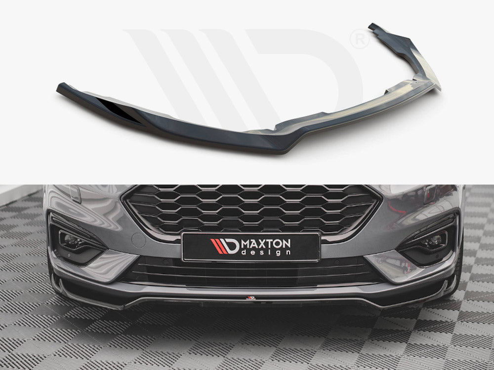 Maxton Design FO-MO-5F-STLINE-FD1T Front Splitter V.1 Ford Mondeo St-line MK5 Facelift (2019-) | ML Performance UK Car Parts