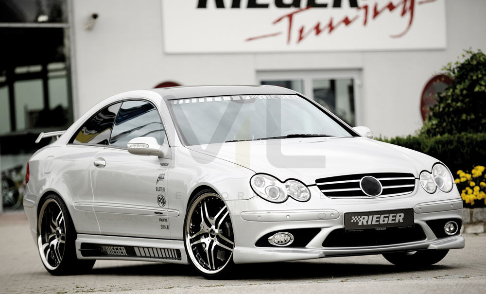 Rieger 00071010 Mercedes-Benz W209 CLK Front Splitter 7 | ML Performance EU Car Parts