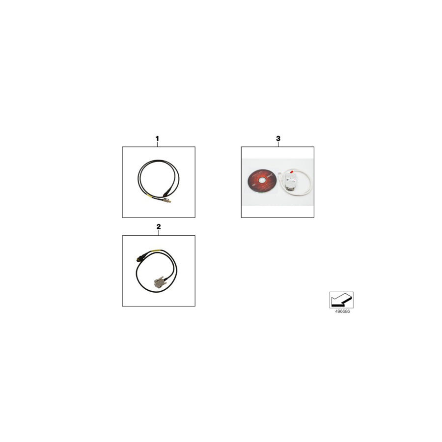 Genuine BMW 61127777918 Lan Cable ETHERN.>DEUTSCH (Inc. M6 GT3) | ML Performance EU
