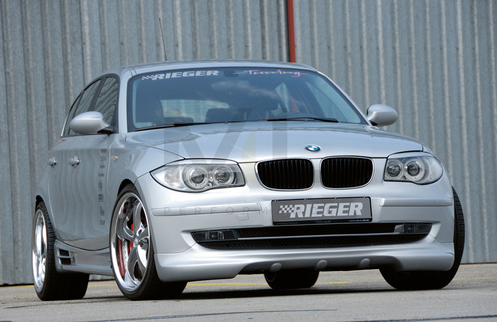 Rieger 00035022 BMW 1 Series E87 Front Splitter 2 | ML Performance EU Car Parts