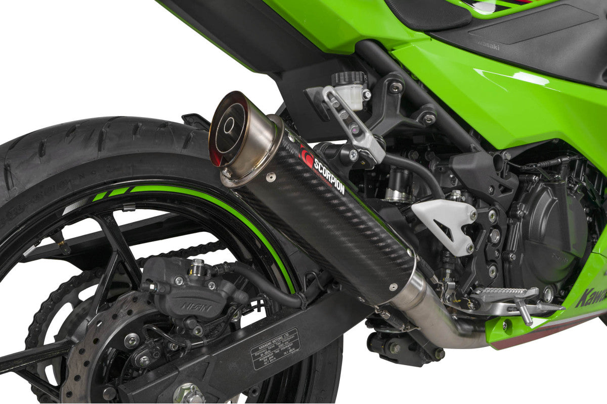 Scorpion KA1019SYSCEM Kawasaki Ninja 400 Rp1-Gp Race System - Carbon Fibre Sleeve | ML Performance EU EU