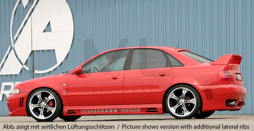 Rieger 00055046 Audi B5 A4 Rear Bumper 4 | ML Performance EU Car Parts