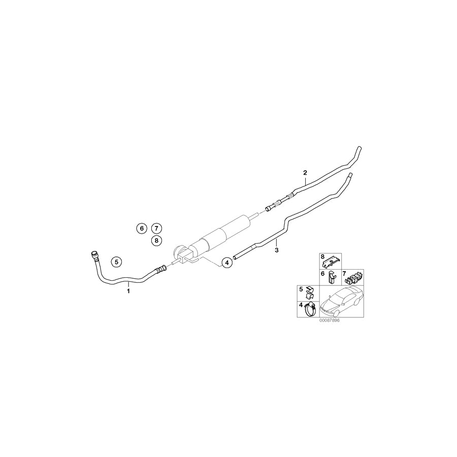 Genuine BMW 16122229738 E36 Bracket (Inc.  & Z3 M) | ML Performance EU Car Parts
