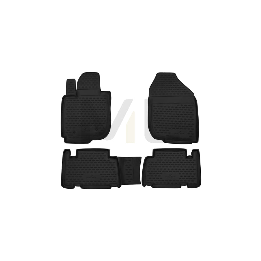 WALSER Tailored, XTR 75126 Floor mat set Elastomer, Front and Rear | ML Performance Car Parts