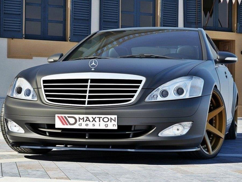 Maxton Design Mercedes S W221 Front Splitter