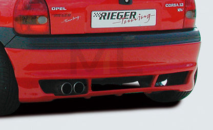 Rieger 00058816 Opel Corsa B Rear Diffuser 1 | ML Performance EU Car Parts