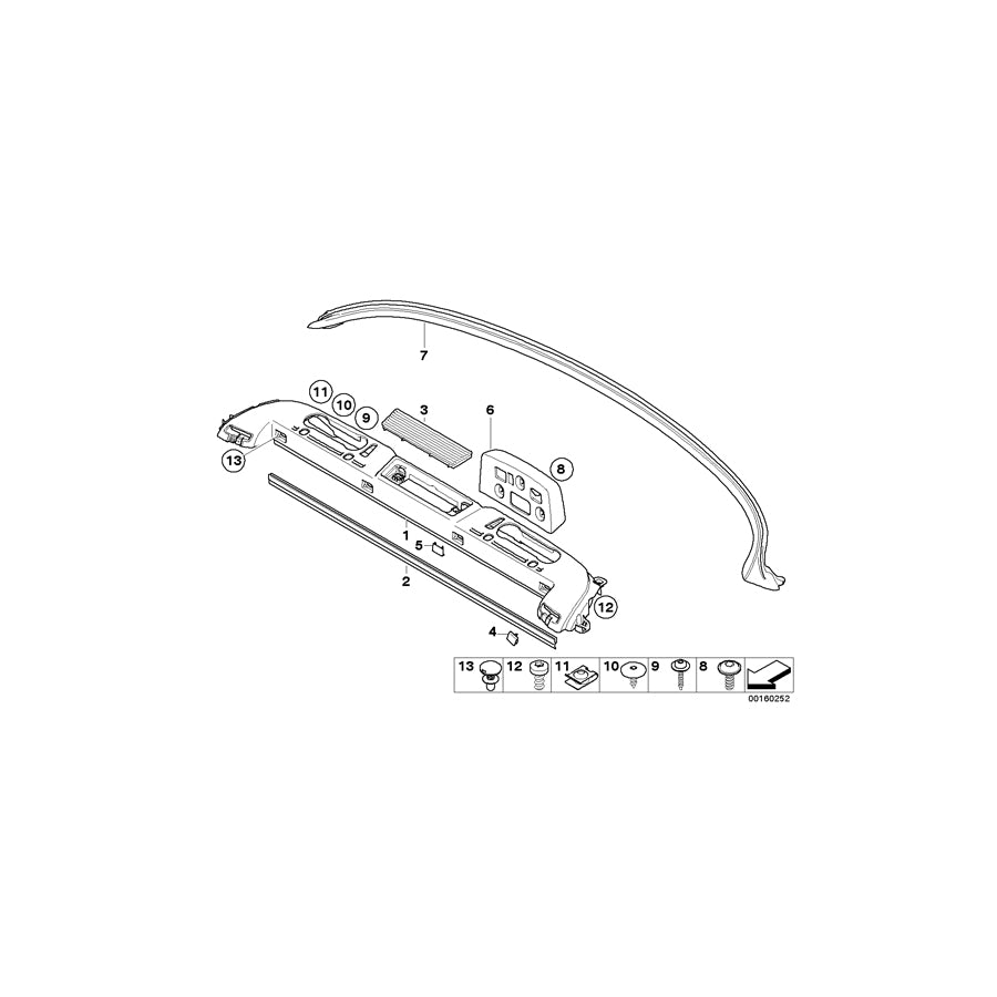 Genuine BMW 54629140726 E93 E93 Covers For Rollbar JADEGRAU (Inc. 320i, 335i & 328i) | ML Performance EU Car Parts