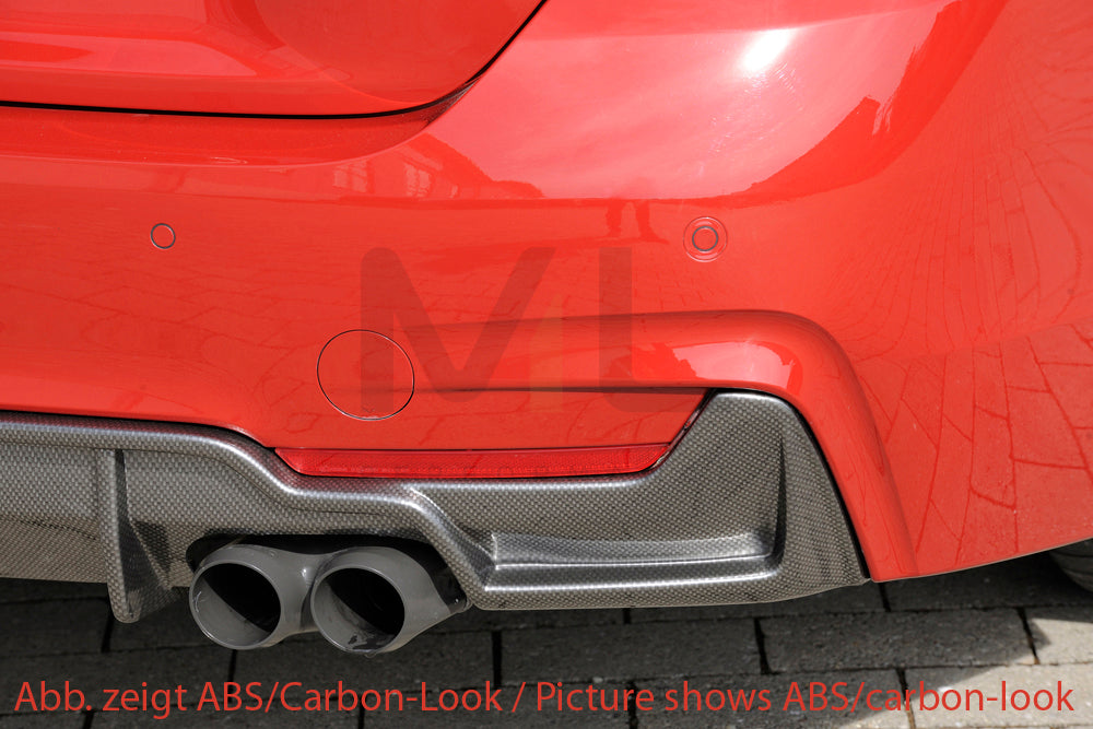 Rieger 00053479 BMW 4 Series F32 F33 F36 Rear Diffuser 7 | ML Performance EU Car Parts