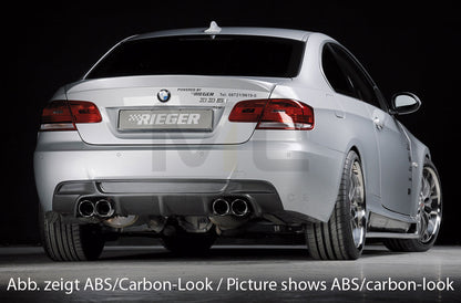 Rieger 00053461 BMW 3 Series E92 E93 Rear Diffuser 2 | ML Performance EU Car Parts