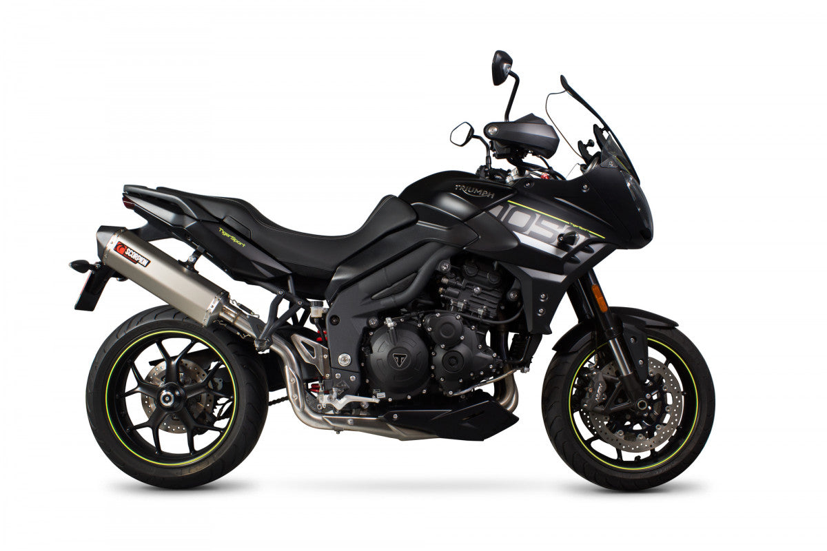 Scorpion RTR78TEO Triumph Tiger 1050 Sport  Serket Parallel Slip-On - Titanium Sleeve | ML Performance EU EU
