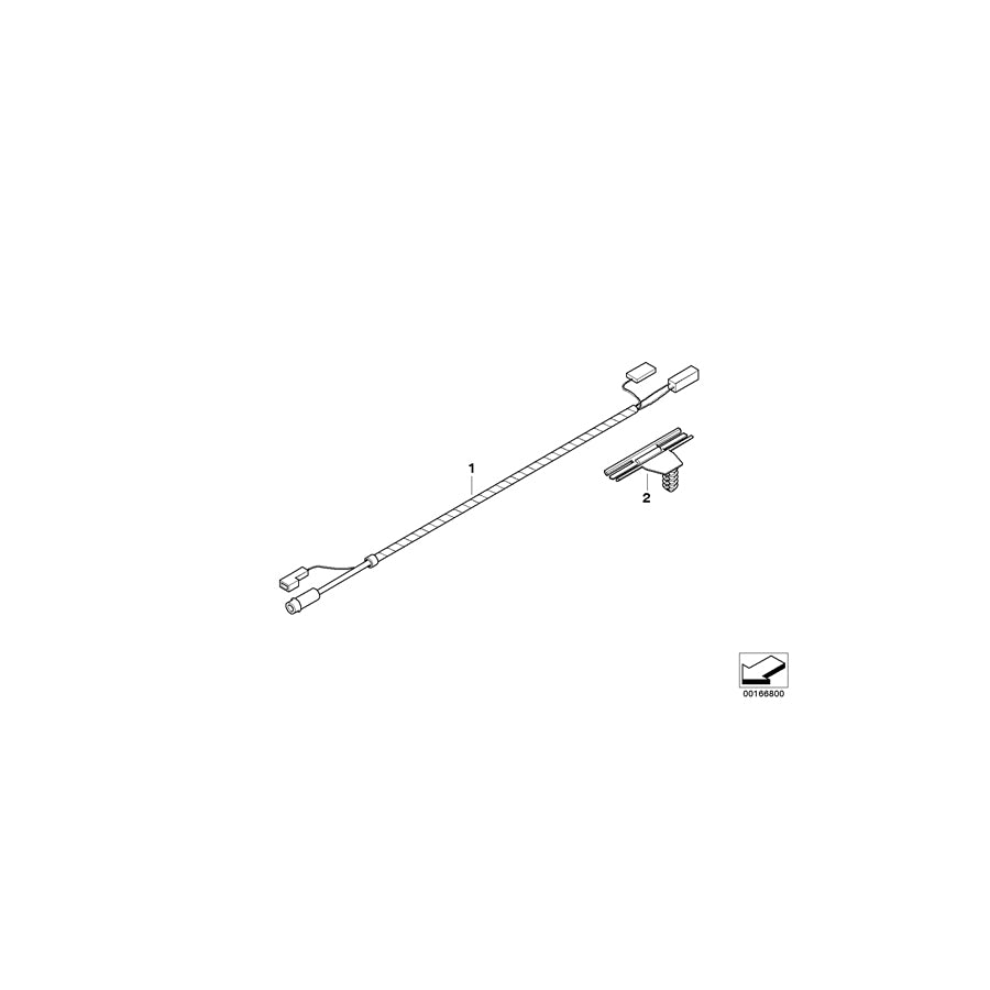 Genuine BMW 61129178766 E93 Wiring Harness, Antenna Amp, Rear Window (Inc. 318i, 323i & 328i) | ML Performance EU