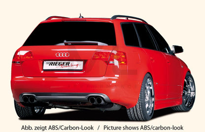 Rieger 00055227 Audi 8E B7 A4 Rear Diffuser 4 | ML Performance EU Car Parts