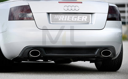 Rieger 00099819 Audi 8H A4 Rear Diffuser 1 | ML Performance EU Car Parts