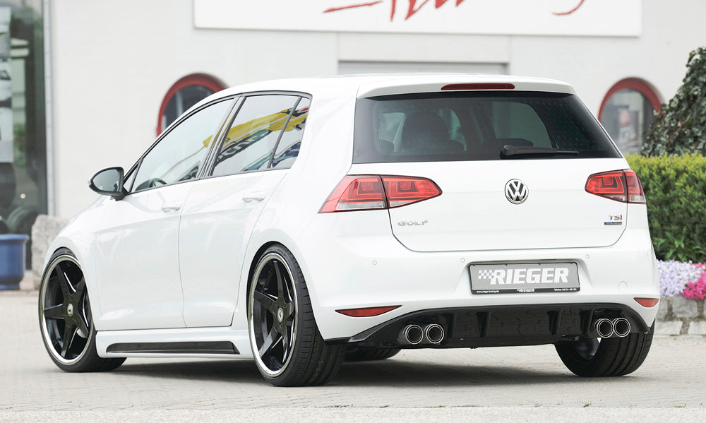 Rieger 00088029 VW Mk7 Golf Rear Diffuser (Inc. GTI, GTI Clubsport) 2 |ML Performance EU Car Parts
