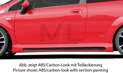 Rieger 00056044 Fiat Grande Punto (199) Side Skirt 1 | ML Performance EU Car Parts