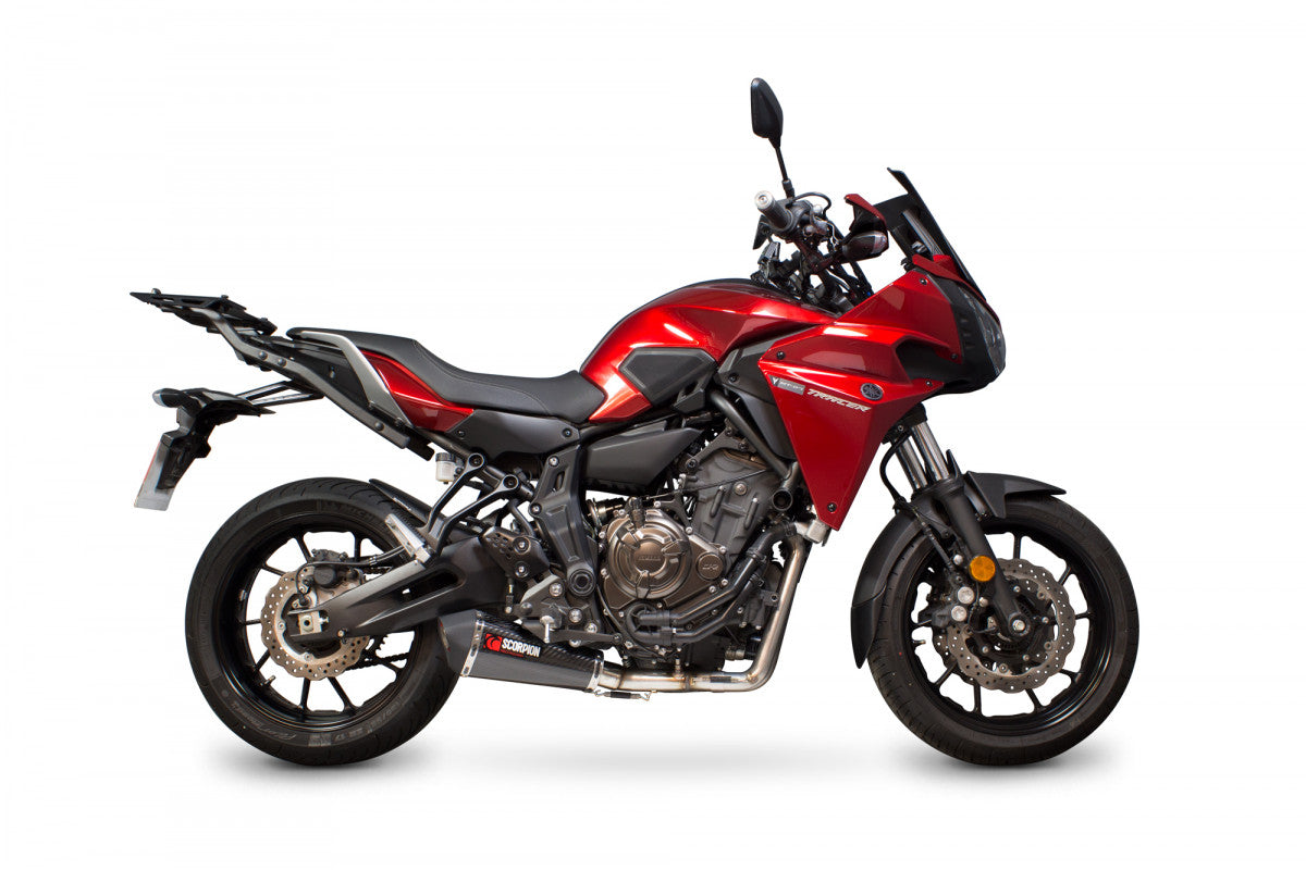 Scorpion RYA108SYSCEO Yamaha Serket Taper Full System - Carbon Fibre Sleeve (MT-07 Tracer / MT-07 Tracer GT) | ML Performance EU EU