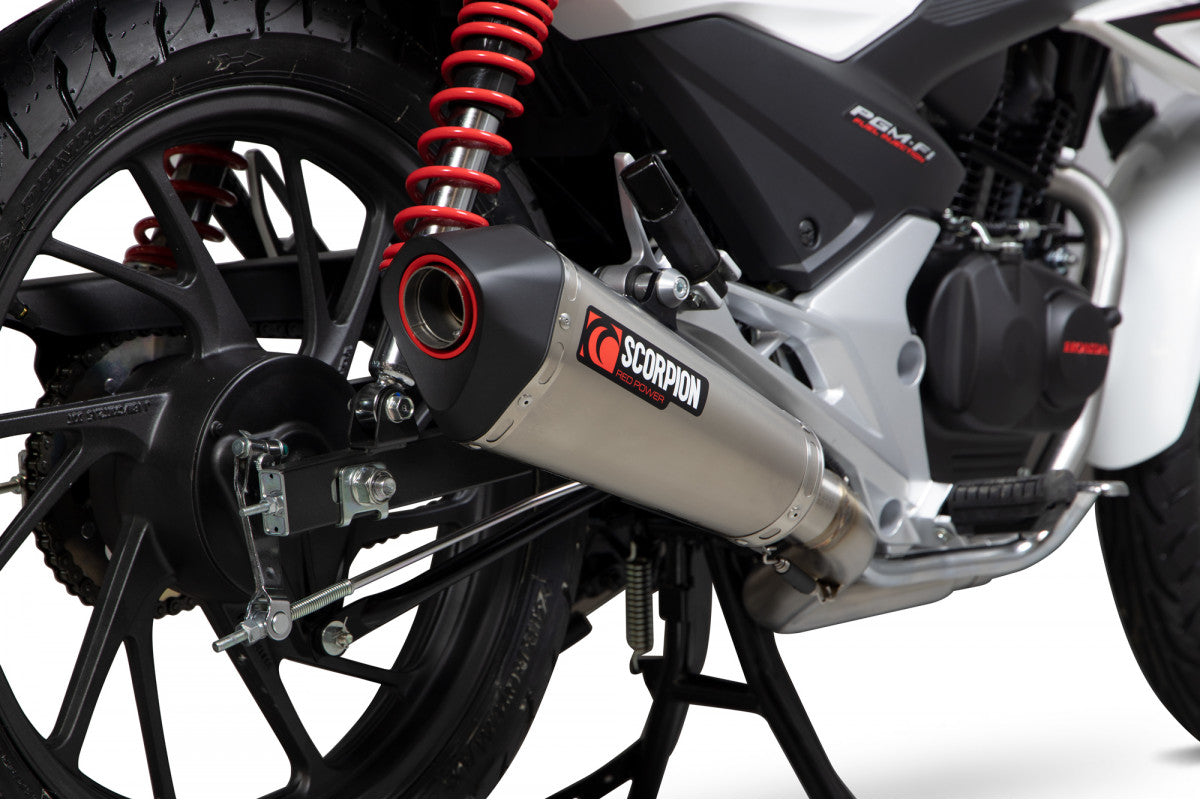 Scorpion RHA182SYSTEO Honda CB125 F Serket Taper Full System - Titanium Sleeve | ML Performance EU EU