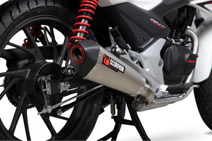 Scorpion RHA182SYSTEO Honda CB125 F Serket Taper Full System - Titanium Sleeve | ML Performance EU EU