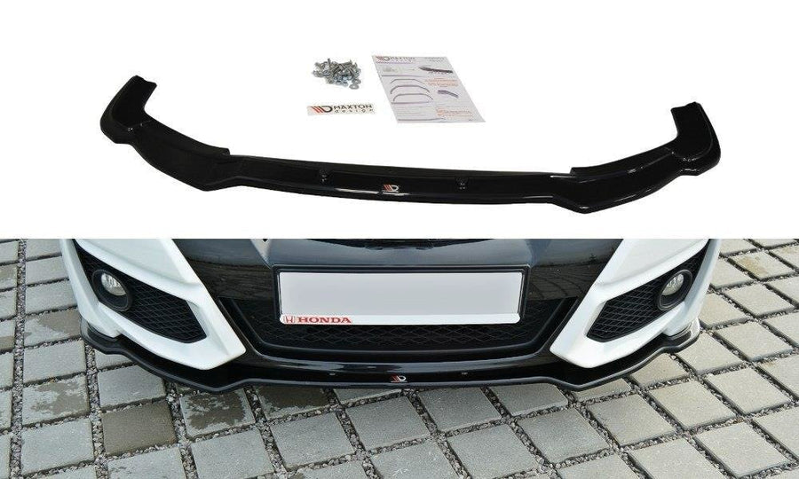 Maxton Design HO-CI-9F-FD1T Front Splitter Honda Civic MK9 (Facelift) | ML Performance UK Car Parts
