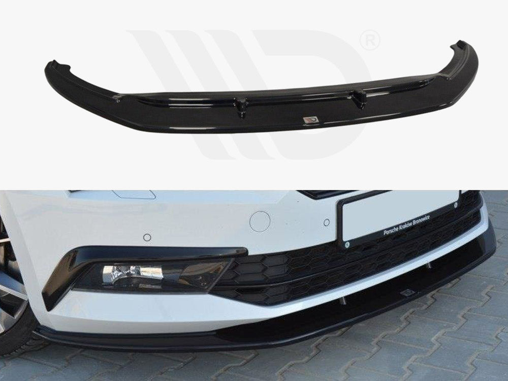 Maxton Design SK-SU-3-FD3T Front Splitter Skoda Superb III | ML Performance UK Car Parts