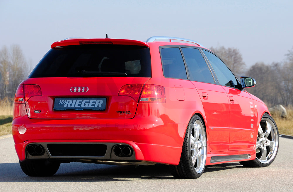 Rieger 00099025 Audi 8E B7 A4 Rear Diffuser 3 | ML Performance EU Car Parts