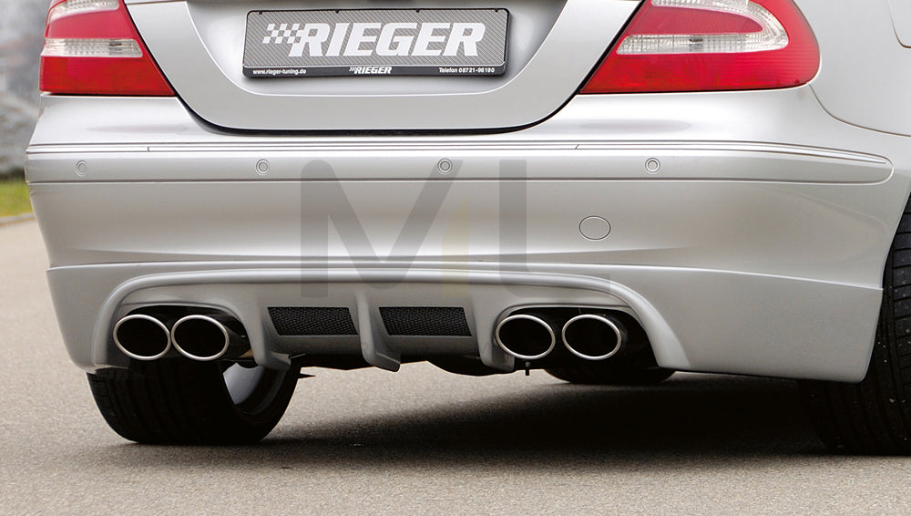 Rieger 00071019 Mercedes-Benz W209 CLK Rear Diffuser 1 | ML Performance EU Car Parts