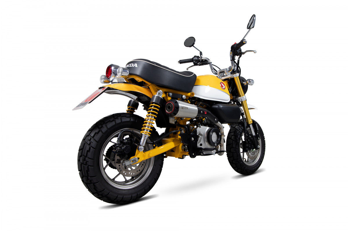 Scorpion PHA193SYSSEO Honda Monkey Red Power Full System - Brushed Stainless Steel Sleeve | ML Performance EU EU