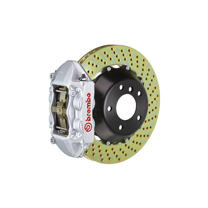 Brembo 1P1.8521A Honda Accord Front GT 4-Pistons Drilled 2-piece Big Brake Kit 365x29mm