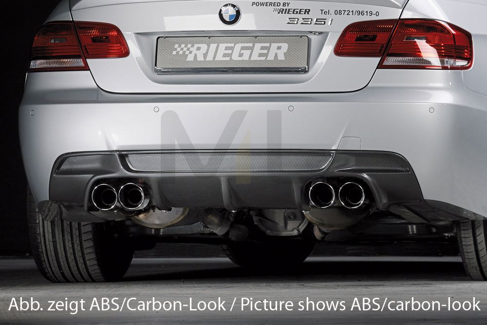 Rieger 00053461 BMW 3 Series E92 E93 Rear Diffuser 1 | ML Performance EU Car Parts