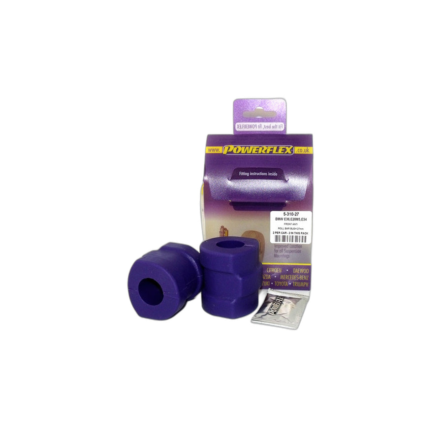 Powerflex PFF5-310-27 BMW E36 Front Anti Roll Bar Mounting 27mm (Inc. Z3) | ML Performance EU Car Parts