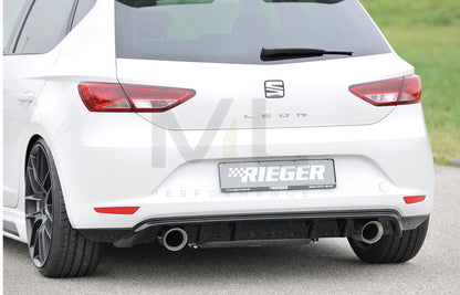 Rieger 00088090 SEAT 5F Leon Rear Diffuser 2 | ML Performance EU Car Parts