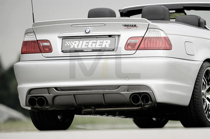 Rieger 00050248 BMW 3 Series E46 Rear Bumper 1 | ML Performance EU Car Parts