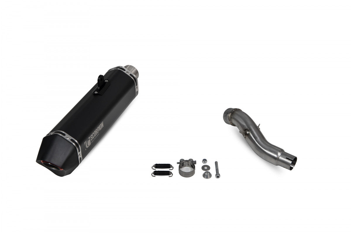 Scorpion RHA185BCER Honda CB300 R Serket Parallel Slip-On - Black Ceramic Coated Sleeve | ML Performance EU EU