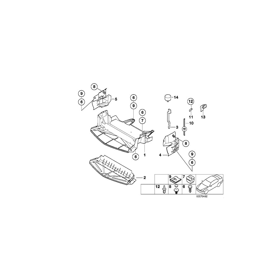 Genuine BMW 51738410681 E36 Water Drain, Left (Inc. Z3 2.8, Z3 M & Z3 2.2i) | ML Performance EU Car Parts