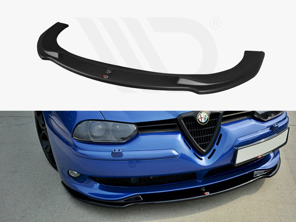 Maxton Design AL-156-GTA-FD1T Front Splitter Alfa Romeo 156 Gta (2002-2005) | ML Performance UK Car Parts