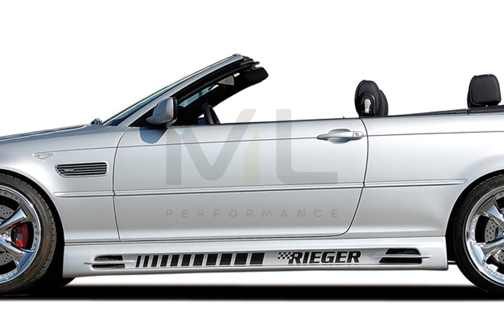 Rieger 00050227 BMW 3 Series E46 Side Skirt (Inc. M3) 1 | ML Performance EU Car Parts