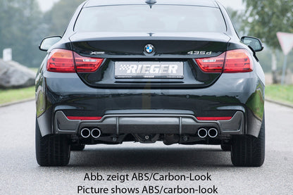 Rieger 00053480 BMW 4 Series F32 F33 F36 Rear Diffuser 3 | ML Performance EU Car Parts