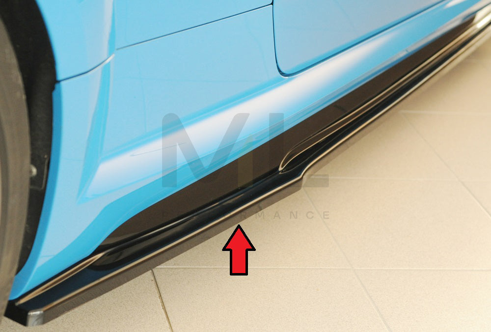 Rieger 00088235 Audi 8J-FV 8S Side Skirt Splitter (TT, TTS & TTRS) 1 | ML Performance EU Car Parts