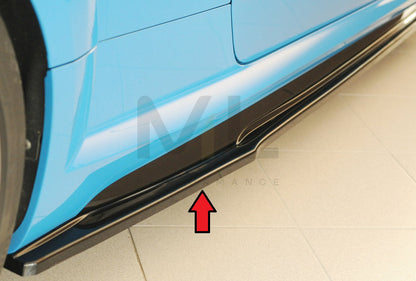 Rieger 00088235 Audi 8J-FV 8S Side Skirt Splitter (TT, TTS & TTRS) 1 | ML Performance EU Car Parts
