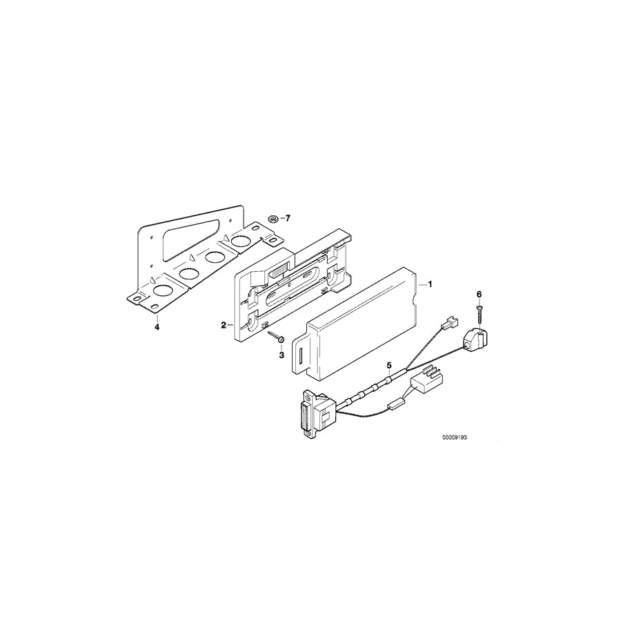 Genuine BMW 84128375232 E36 Car Telephone Connection Cable MOTOROLA D-NETZ (Inc. 316i 1.6, 318tds & 318is) | ML Performance EU Car Parts