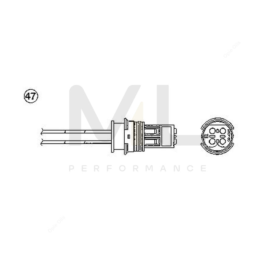 NTK Lambda Sensor / O2 Sensor (NGK 97633) - OZA457-EE40 | ML Car Parts UK | ML Performance