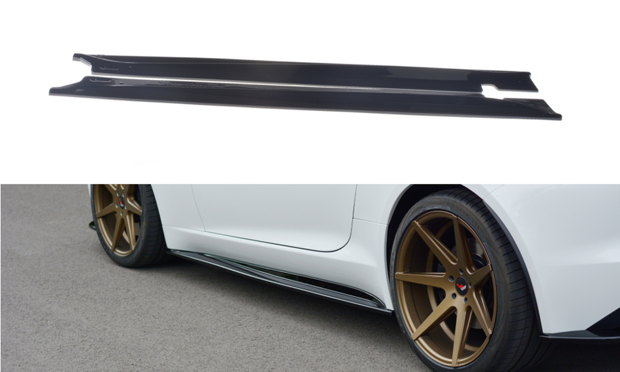 Maxton Design JA-F-TYPE-1-SD1T Side Skirts Diffusers Jaguar F-Type | ML Performance UK Car Parts
