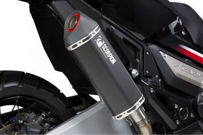Scorpion RHA178BCER Honda X-ADV 750 Serket Parallel Slip-On - Black Ceramic Coated Sleeve | ML Performance EU EU