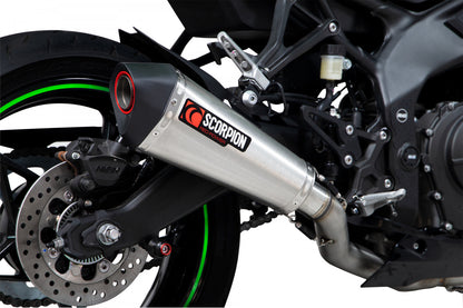 Scorpion RKA141SYSSEO Kawasaki Ninja ZX-25R Serket Taper Full System - Brushed Stainless Steel Sleeve | ML Performance EU EU