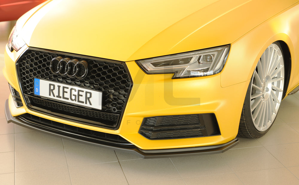 Rieger 00055550 Audi B9 F4 Front Splitter (A4 & S4) 9 | ML Performance EU Car Parts